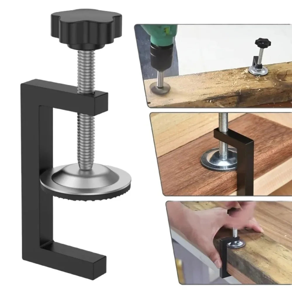 Adjustable Cabinet Installation Clamp 10-57mm | G-Type Drawer Fixing Clip for Woodworking