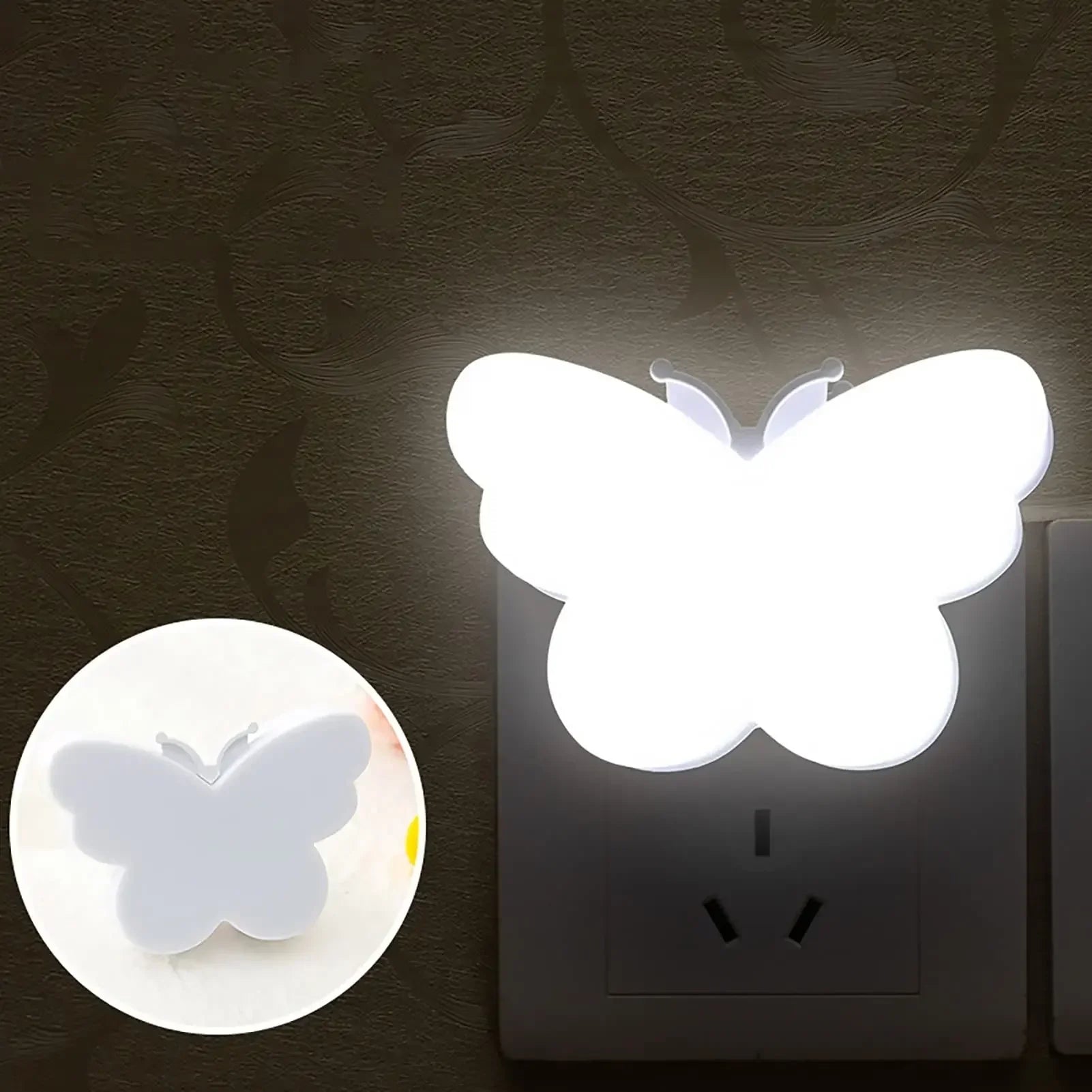Butterfly LED Night Light | Smart Sensor Plug-in Room Decor