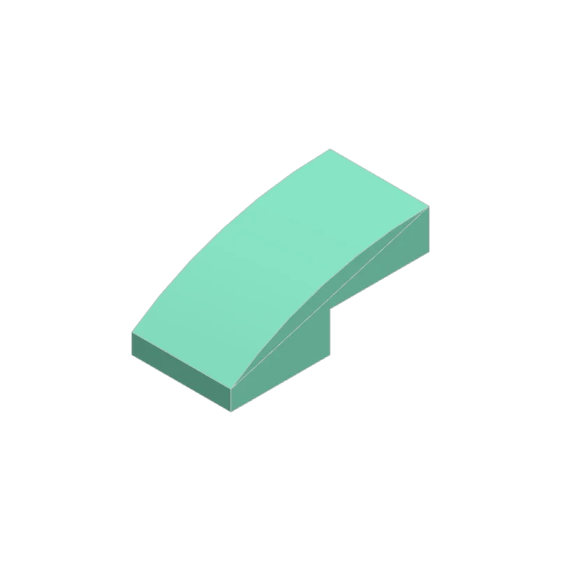 50pcs 11477 Slope Curved 2 x 1 Bricks Bulk | Modular Building Blocks for MOC