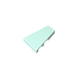 Gobricks GDS-M540 Tile Special 2 x 3 Pentagonal (right) | Compatible Building Block Piece