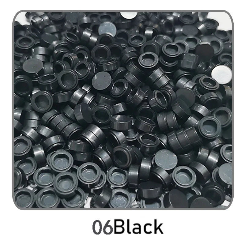 1000Pcs Tile 1x1 Round Building Blocks | 52 Color DIY Educational Creative Toy Set
