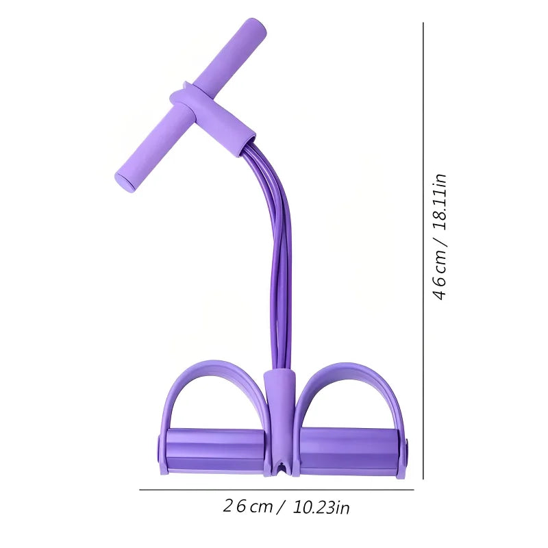 Four-Tube Pedal Tensioner | Multi-Functional Home Fitness Equipment