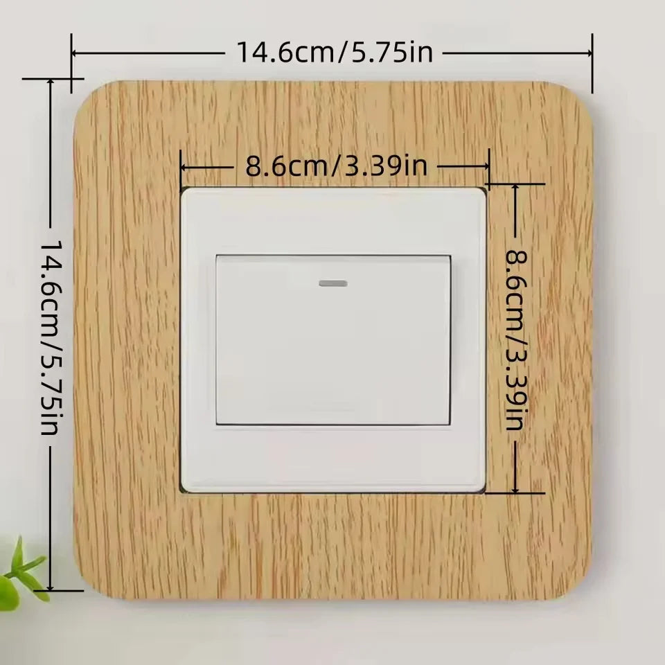 1pc Switch Protective Cover Outlet Wall Sticker Simple Anti-Dirty Buckle Type | Home Decor