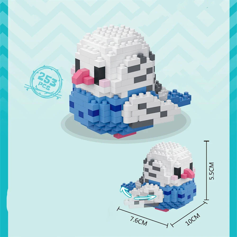 Cute Bird Building Blocks Set | Creative Educational Toy for Teens and Adults
