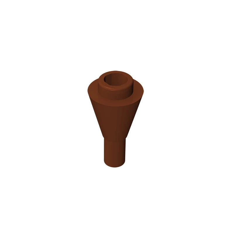 Gobricks GDS-1138 Cone 1 x 1 Inverted with Bar | Building Block for DIY Creations