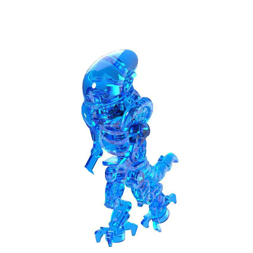 Alien Robot Monster Building Blocks | Creative Horror Movie Building Toy Set