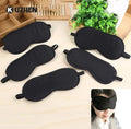Black Sleep Mask | Light Blocking Eye Cover for Travel and Daily Use