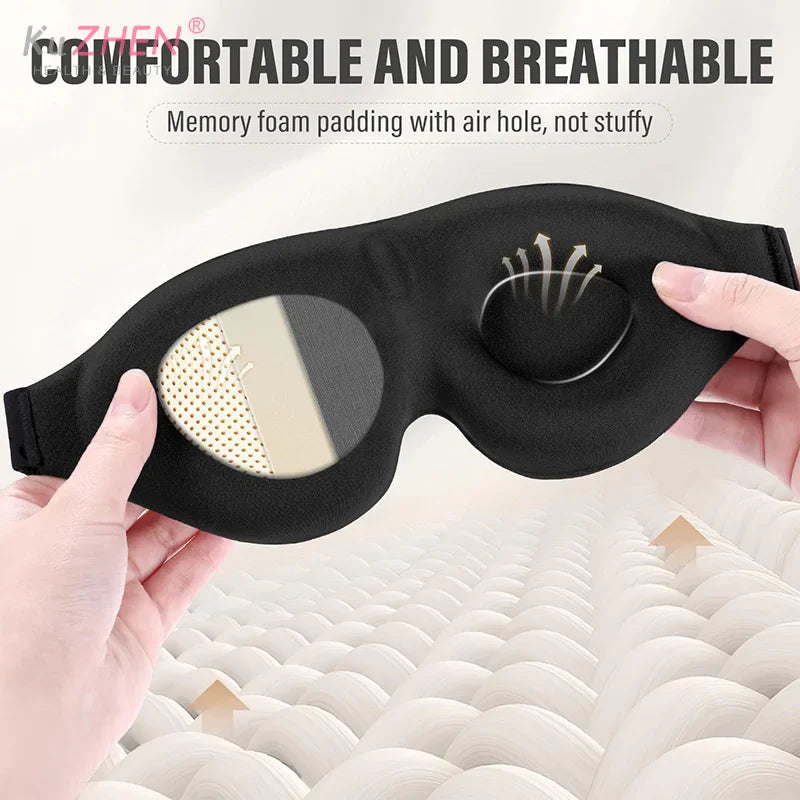 3D Sleeping Eye Mask | Soft Tiredness Relief Blindfold for Unisex