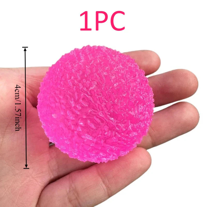 Ice Ball Maltose Squishy Toy | Blue Mochi Sensory Fidget for Stress Relief