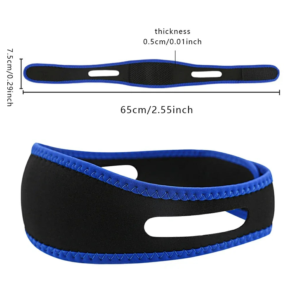 Adjustable Anti-Snoring Chin Support Belt | Facial Lifting and Stretching Belt