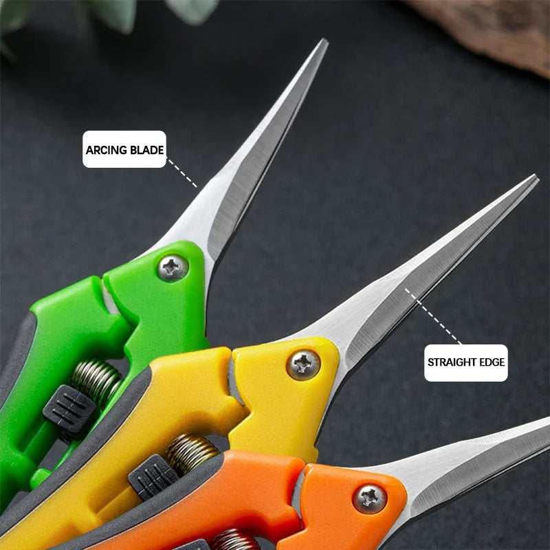 AIRAJ Garden Scissors | Non-Slip, Labor-Saving Pruning Shears for Branches, Flowers, and Vegetables