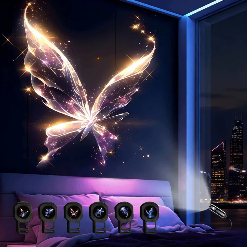 Ins Marine Projection Lamp | Background Projector Night Light for Bedroom Decor
