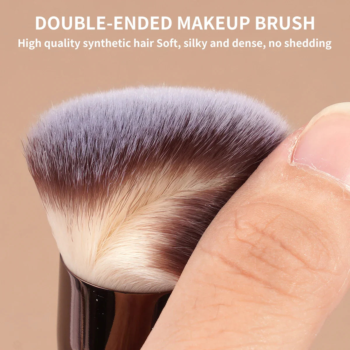 MAANGE Double Ended Foundation Brush | Contour and Blush Makeup Brush