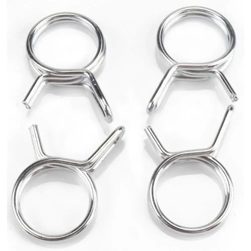10Pcs Stainless Steel Tube Spring Hose Clamps Kit | Multi-Size Fuel Line Clips