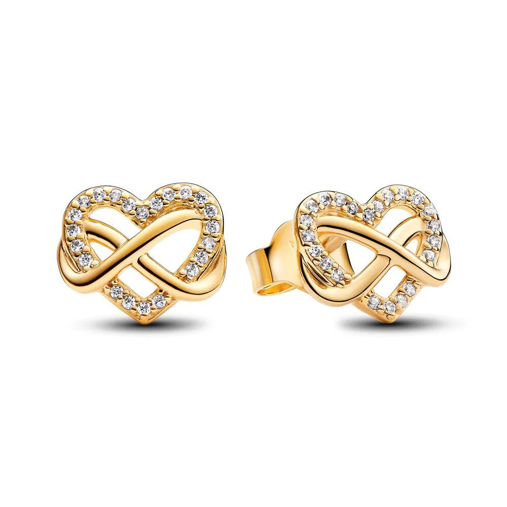925 Silver Hoop Earrings with Shell and Heart Pendant | Fine Jewelry for Women