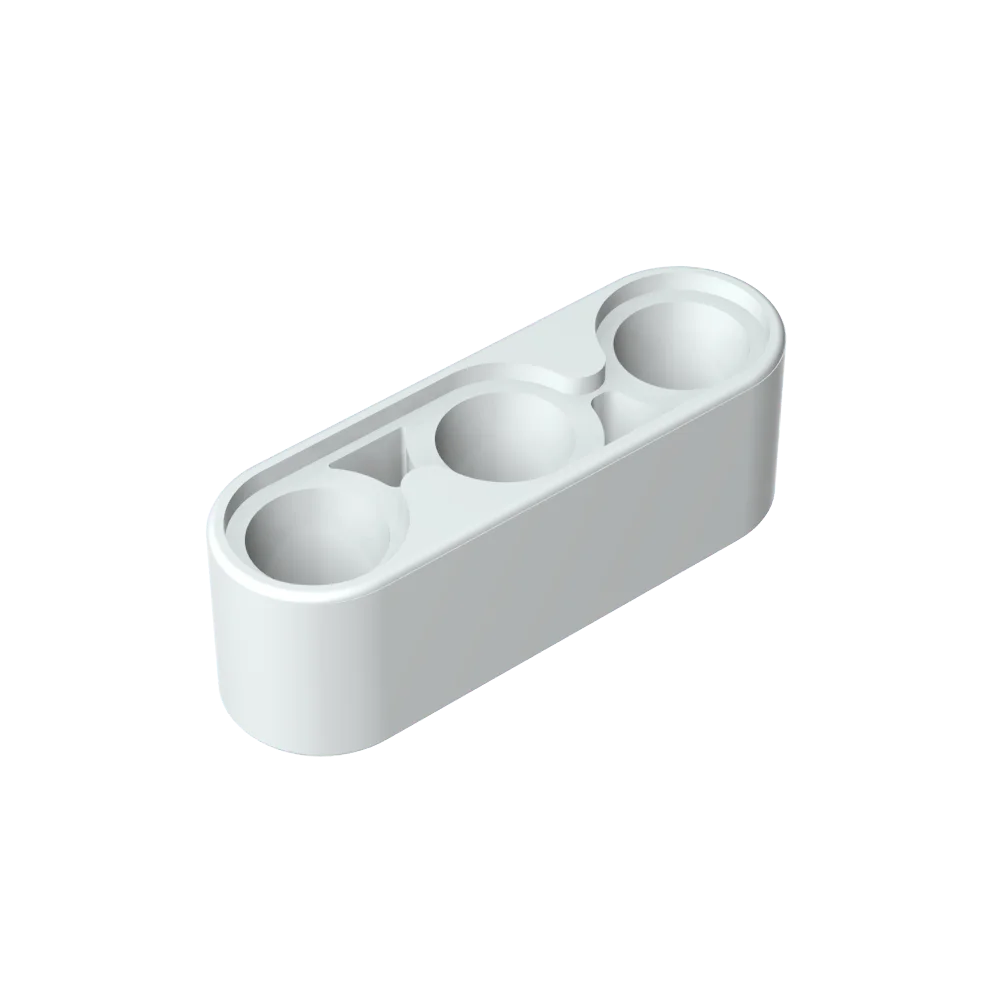 Gobricks GDS-663 Technical Liftarm Thick 1 x 3 | Compatible Building Block for DIY Creations