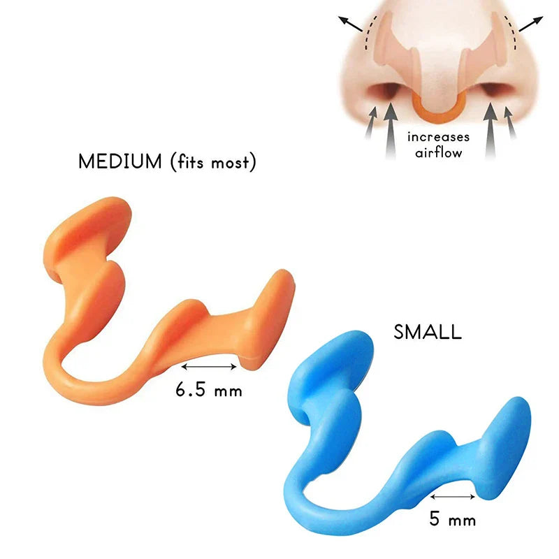 Anti Snoring Nose Clip | Soft Silicone Nasal Dilator for Better Sleep
