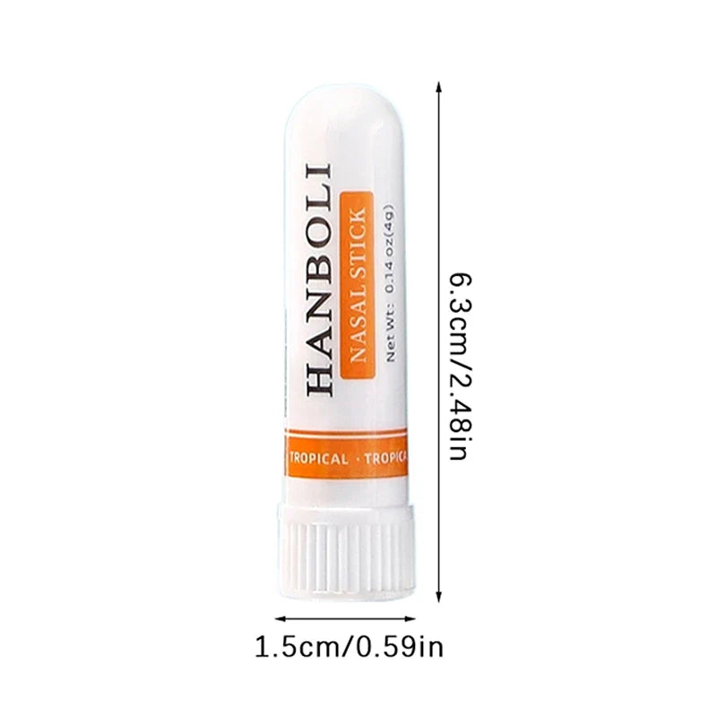 4Pcs Nasal Stick Aromatherapy Inhaler | Focus & Breathing Enhancer for Driving Alertness