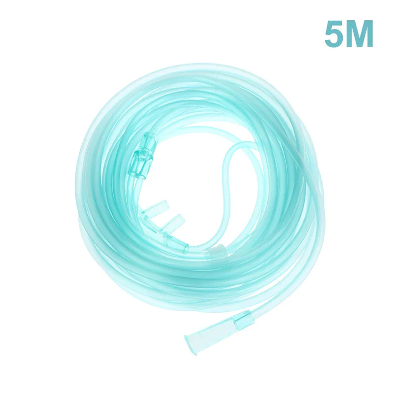 1.5m 3m 5m Nasal Cannula Oxygen Tube | Disposable Plastic Oxygen Tubing for Home and Hospital Use