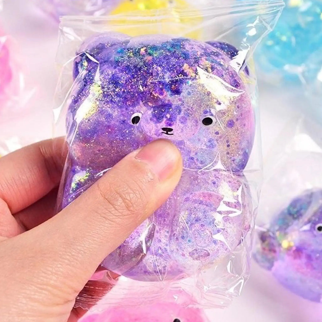 Slow Rising Fidget Bear Toy | Cute Squeeze Animal Stress Relief Gift