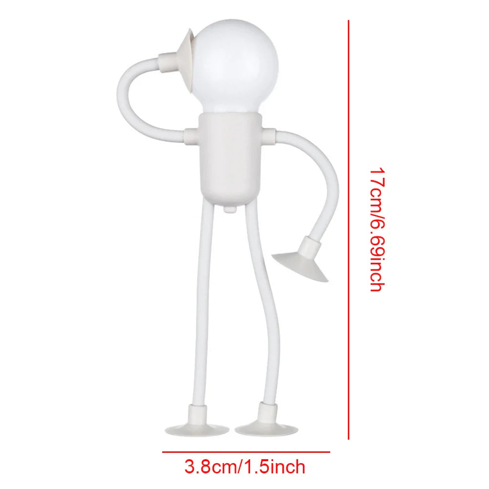 Cartoon Sportsman Night Light | Bendable Suction Cup Desk Lamp