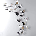 48 Pieces Butterfly Wall Decor DIY 3D Mirror Butterfly Stickers Removable Decals | Craft Set
