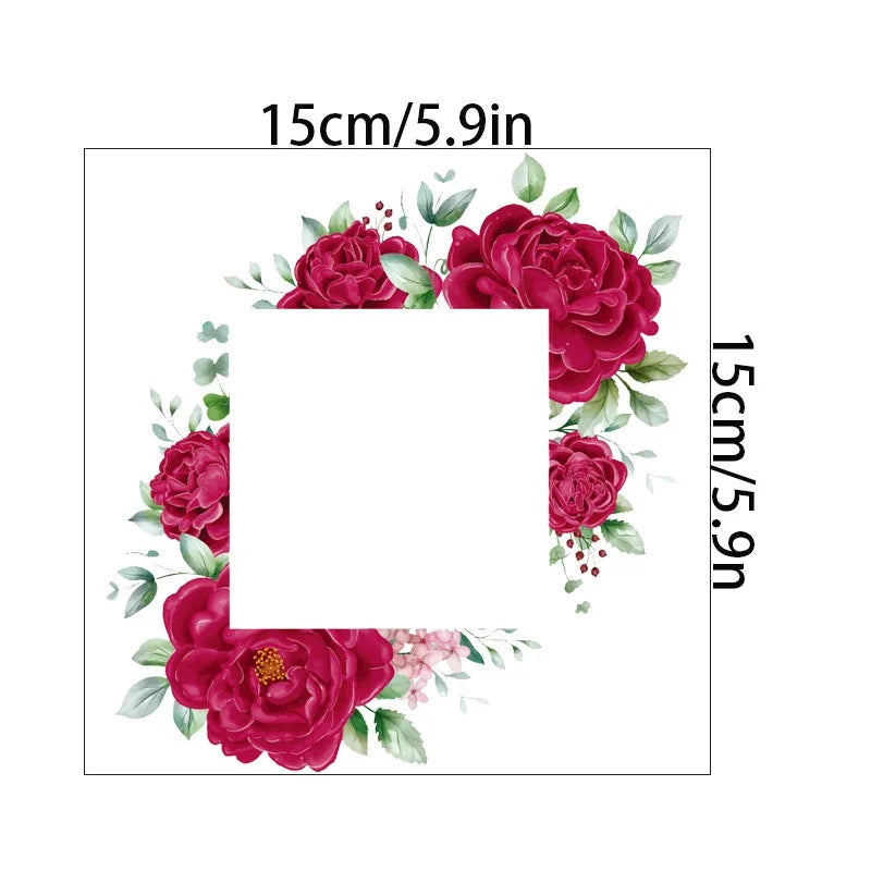 Flower Switch Sticker Decorative Wall Stickers | Waterproof Vinyl Wall Decor