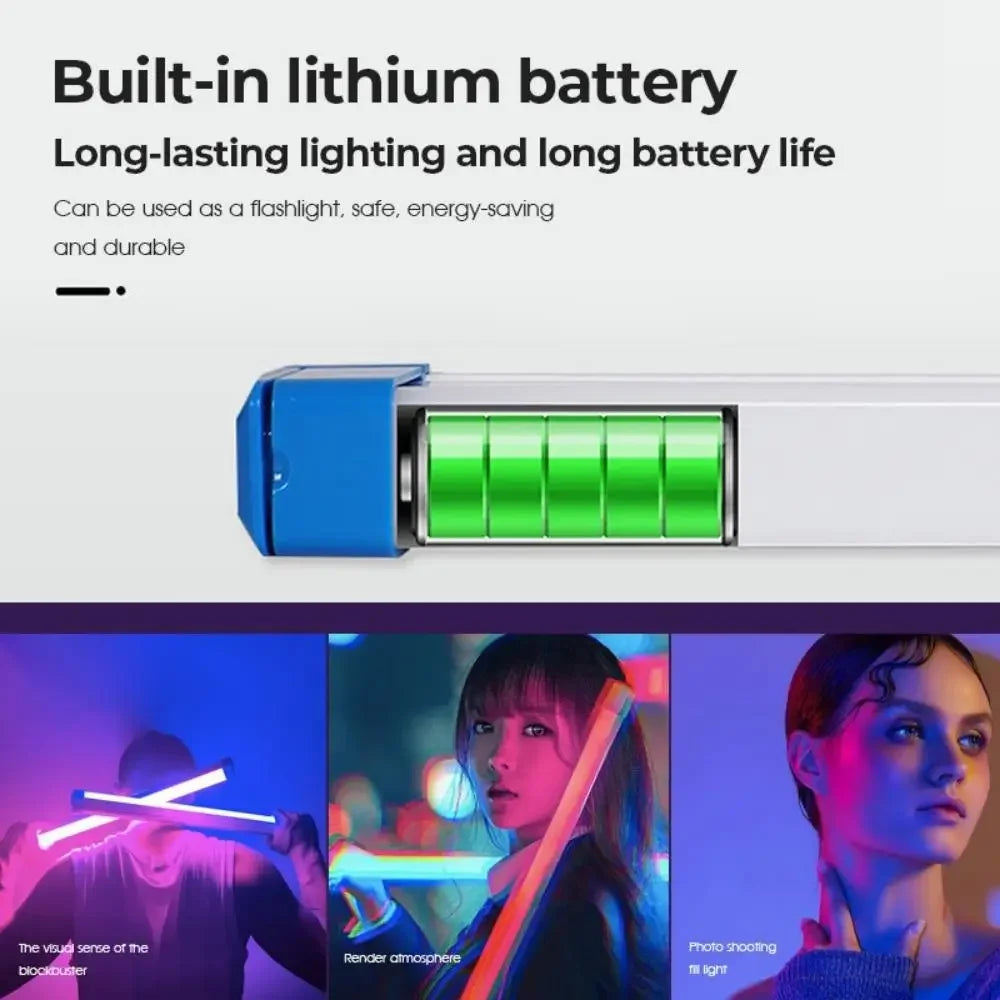 Colorful Tube Light RGB Light | USB LED Night Light Stick for Room Decor