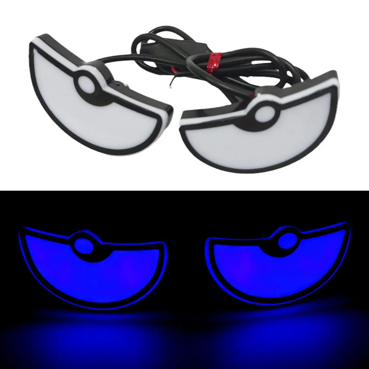 2PCS Car Motorcycle LED Devil Eyes Light | 12V Demon Eyes Decoration Lamp