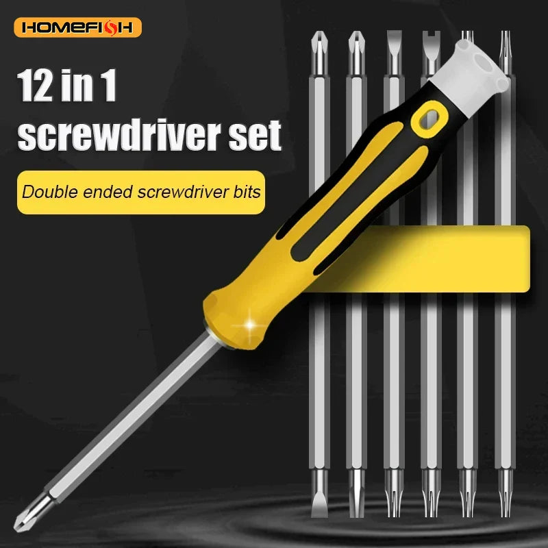 12 in 1 Screwdriver Set | Multifunction Precision Tool for Home Maintenance