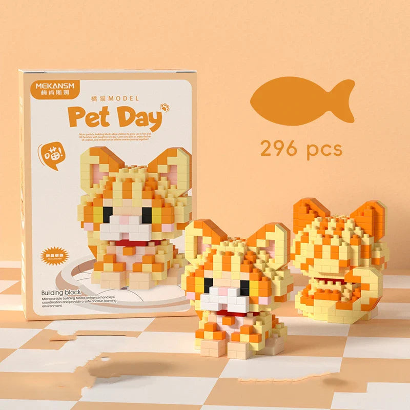 18 in 1 Pet Animal Building Blocks Set | Kids Educational Toy