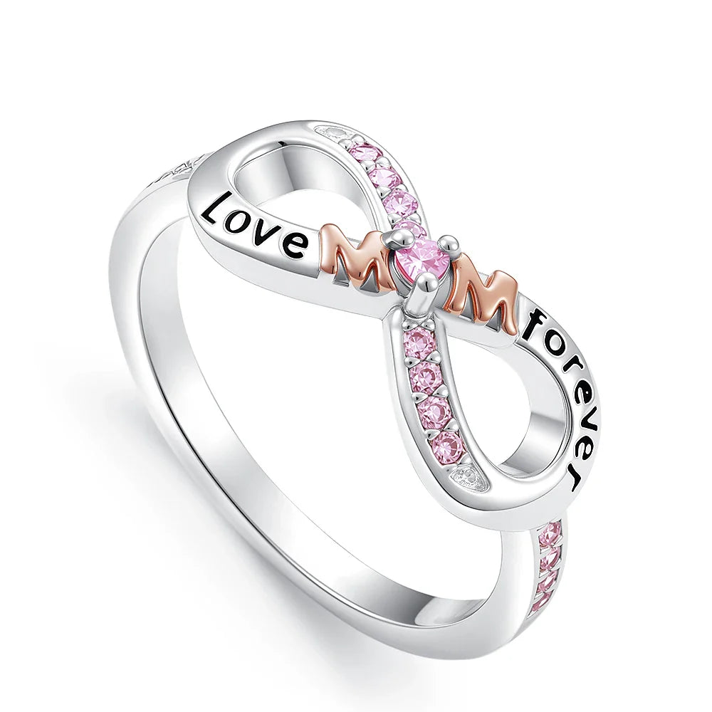 925 Silver Heart Pink Bow Ring | Fine Jewelry for Women