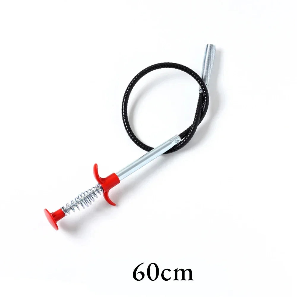 60/85cm Bend Curve Grabber Spring Grip Tool | 4 Claw Flexible Long Reach Pick Up Tool for Home and Garden