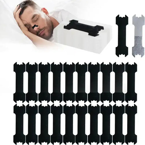 20pcs Sports Nose Strips | Breathable Adhesive Nasal Patches for Snoring Relief