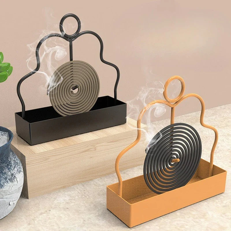 Mosquito Coil Holder & Incense Storage Rack | Indoor Outdoor Repellent Accessory