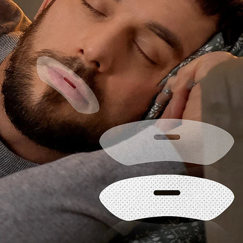 30Pcs Night Sleep Lip Nose Breathing Improving Patch | Anti-Snoring Stickers for Children and Adults