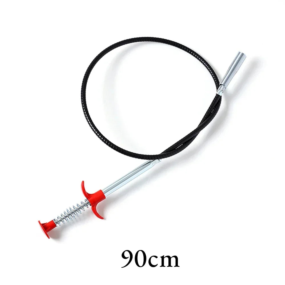 60/85cm Bend Curve Grabber Spring Grip Tool | 4 Claw Flexible Long Reach Pick Up Tool for Home and Garden
