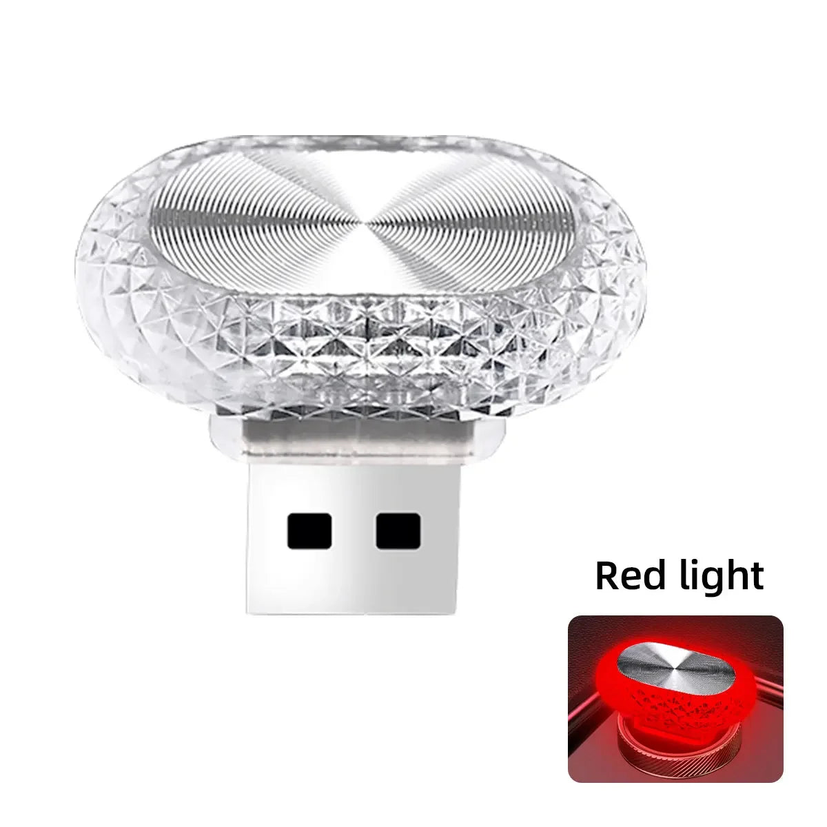 Car Interior LED Ambient Light | Mini USB Decoration Light with RGB Colors