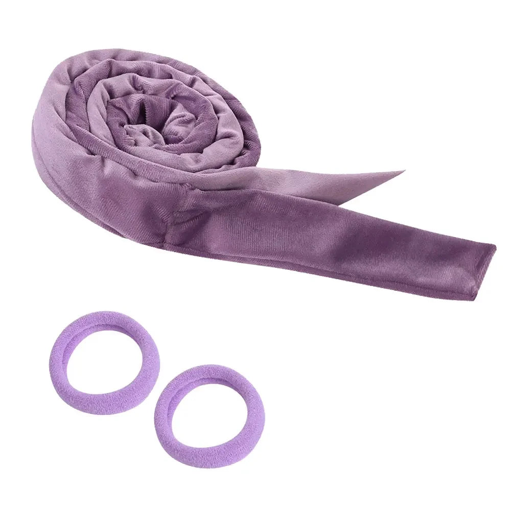 Heatless Curling Rod Headband | No Heat Hair Curler for Sleeping Curls