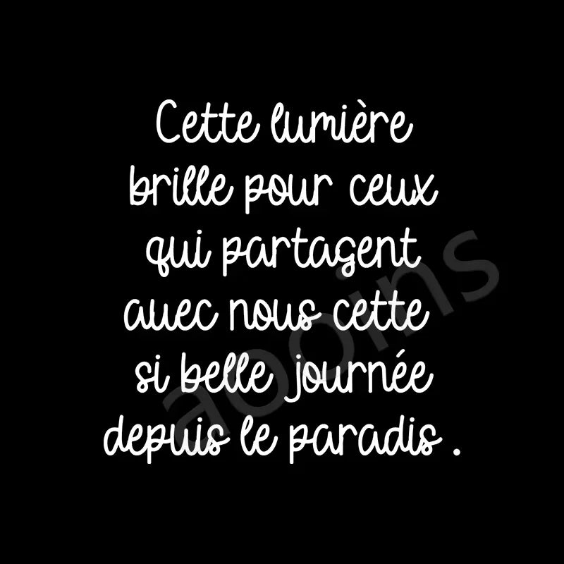French Lantern Memorial Vinyl Decal Sticker | Wedding and Remembrance Wall Decor
