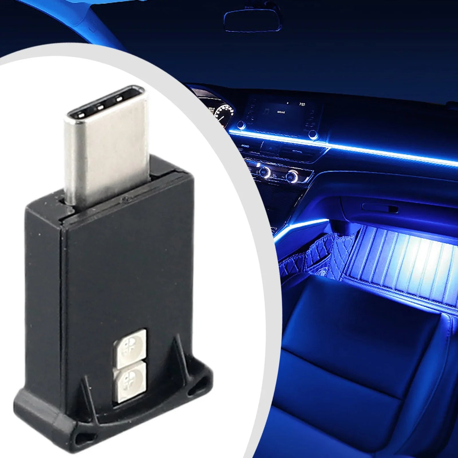 USB-C LED Interior Car Light | Neon Atmosphere Lamp