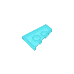 Gobricks GDS-M540 Tile Special 2 x 3 Pentagonal (right) | Compatible Building Block Piece