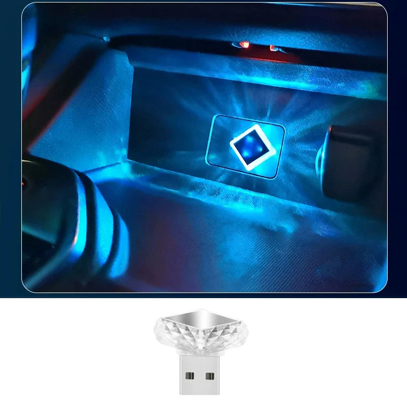 Car Atmosphere Light USB Type-C | Interior Decoration LED Strip