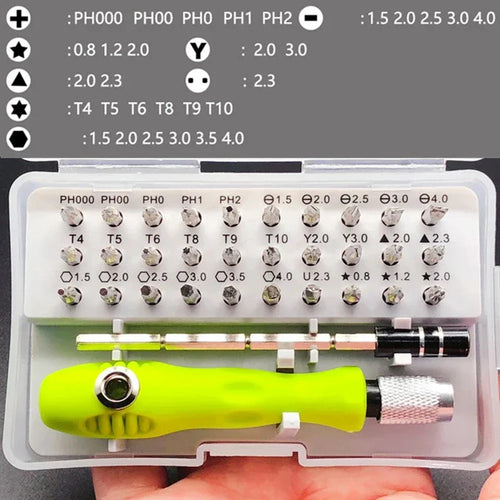 32 In 1 Multifunction Screwdriver Kit | Magnetic Precision Repair Tool Set