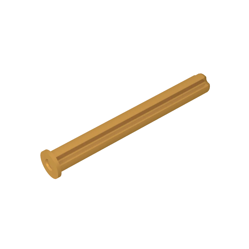 Gobricks GDS-908 Plate 2 x 4 Technical, Axle 5 with Stop | Building Block for MOC and DIY