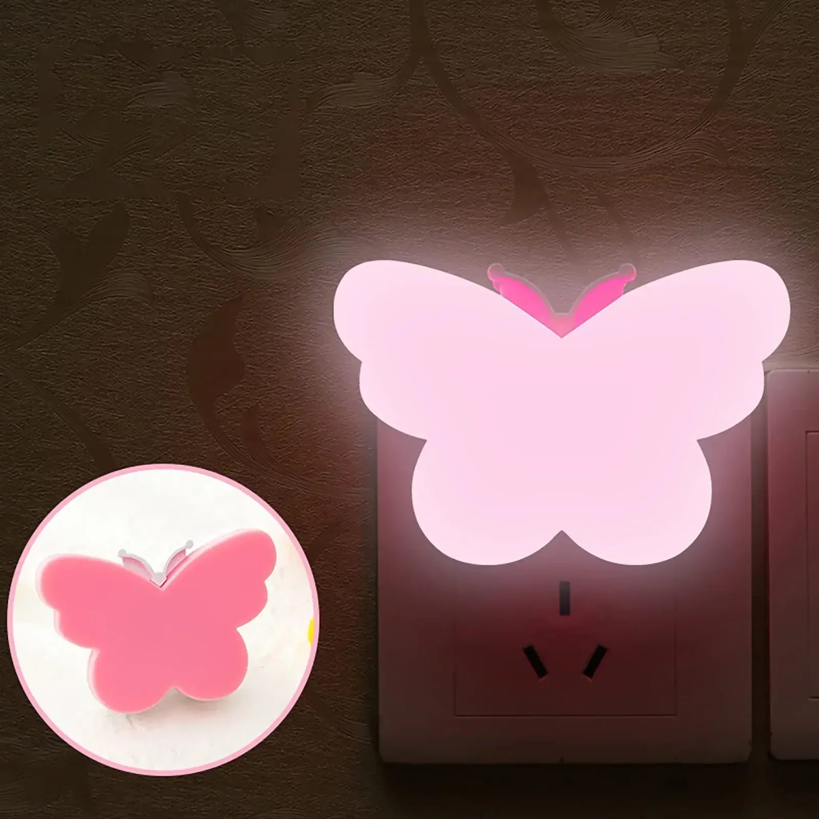 Butterfly LED Night Light | Smart Sensor Plug-in for Room Decor