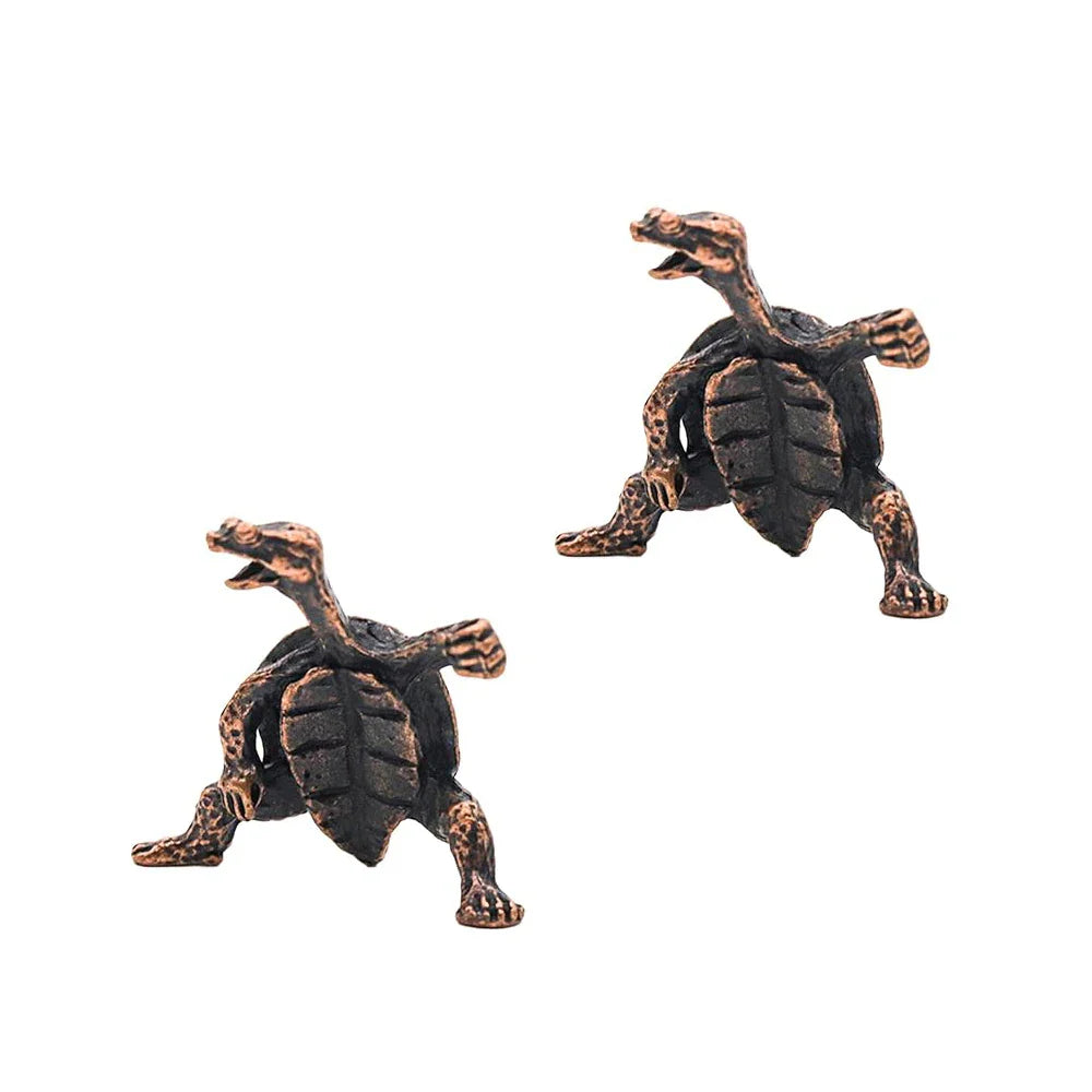 Antique Alloy Kung Fu Turtle Incense Holder | Home Decor Line Incense Burner