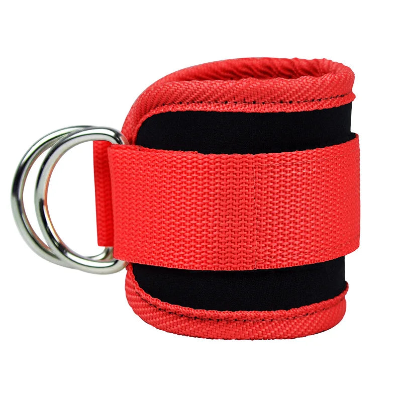 Gym Ankle Straps | Adjustable Double D-Ring Cuffs for Leg Training and Cable Machines