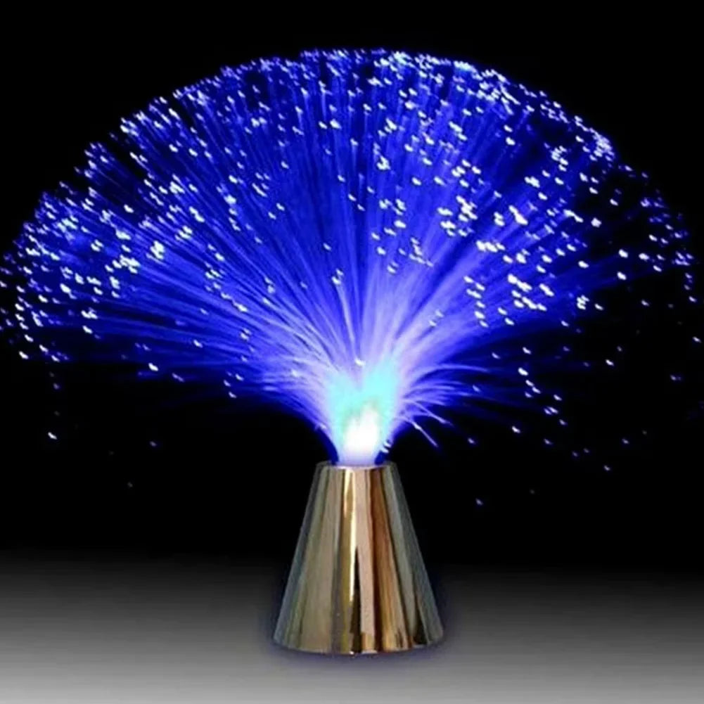 LED Fiber Optic Star Night Light | Multicolor Mood Lamp for Home Decor