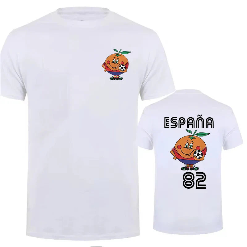Naranjito Spain 82 Mascot T-Shirt | Retro Soccer Graphic Tee